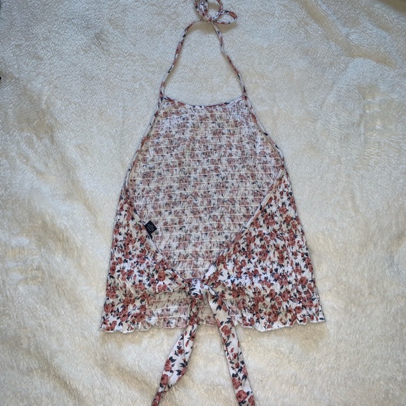 Floral backless halter - Picture 2 of 3
